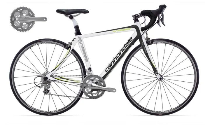 2010 Cannondale Synapse Carbon Féminine 6 triple