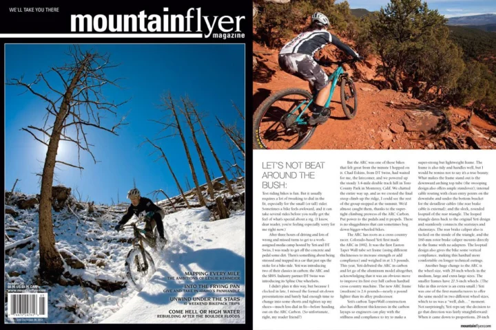 2015 Yeti Arc Carbon FRAME ONLY