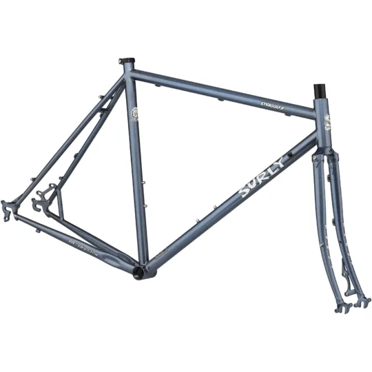 Surly Straggler 700c Frameset - Cold Steel Blue