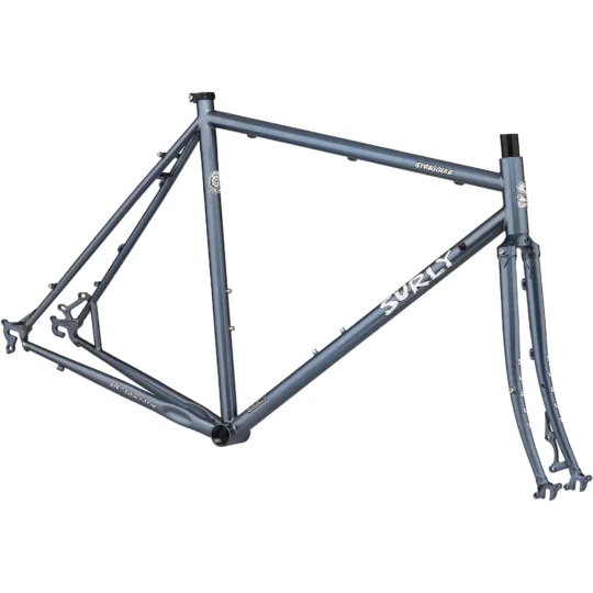 Surly Straggler 700c Frameset - Cold Steel Blue