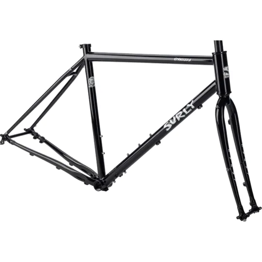 Surly Straggler Frameset - Hi-Viz Black