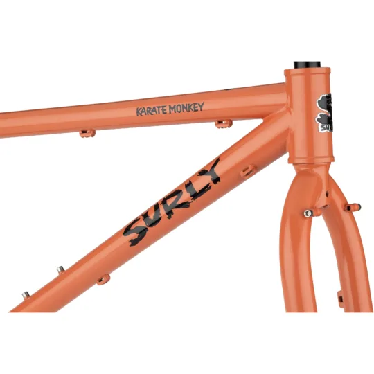 Surly Karate Monkey Frameset - Peach Salmon Sundae